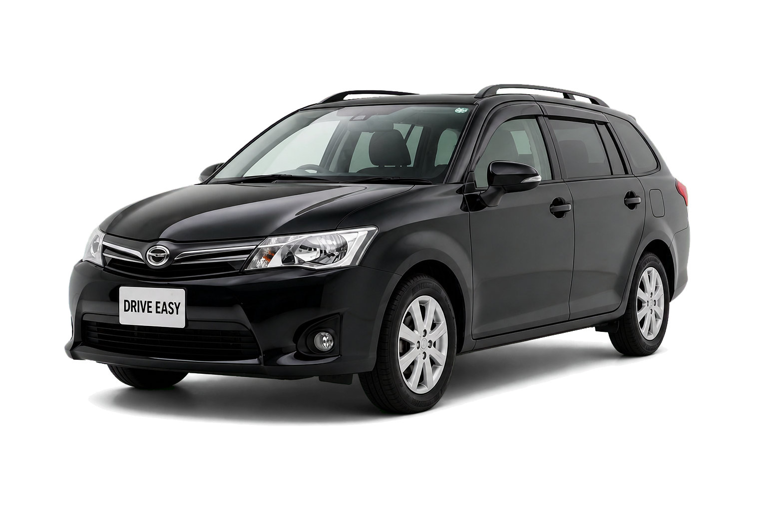 TOYOTA Corolla Fielder (Black) — 2016 wagon available to rent in Georgetown, Guyana