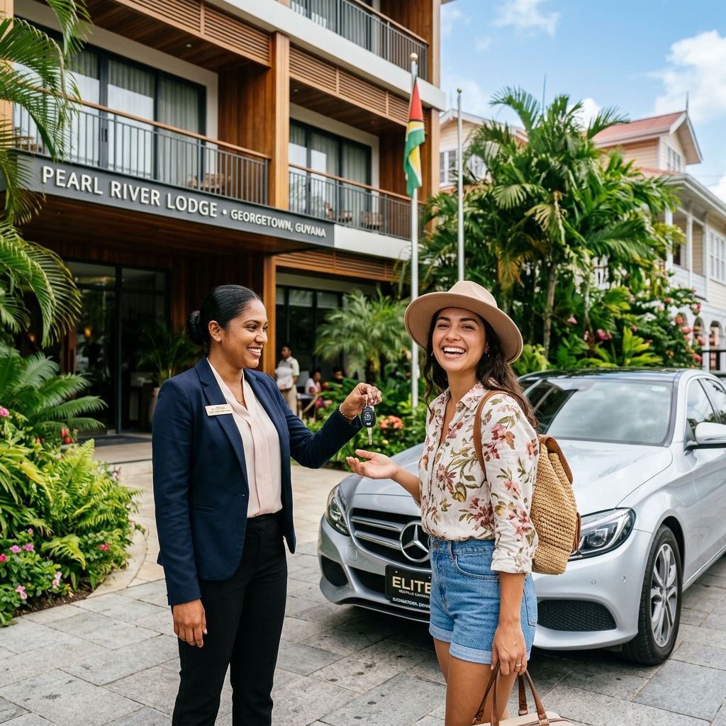 Drive Easy Car Rental fleet in Georgetown, Guyana